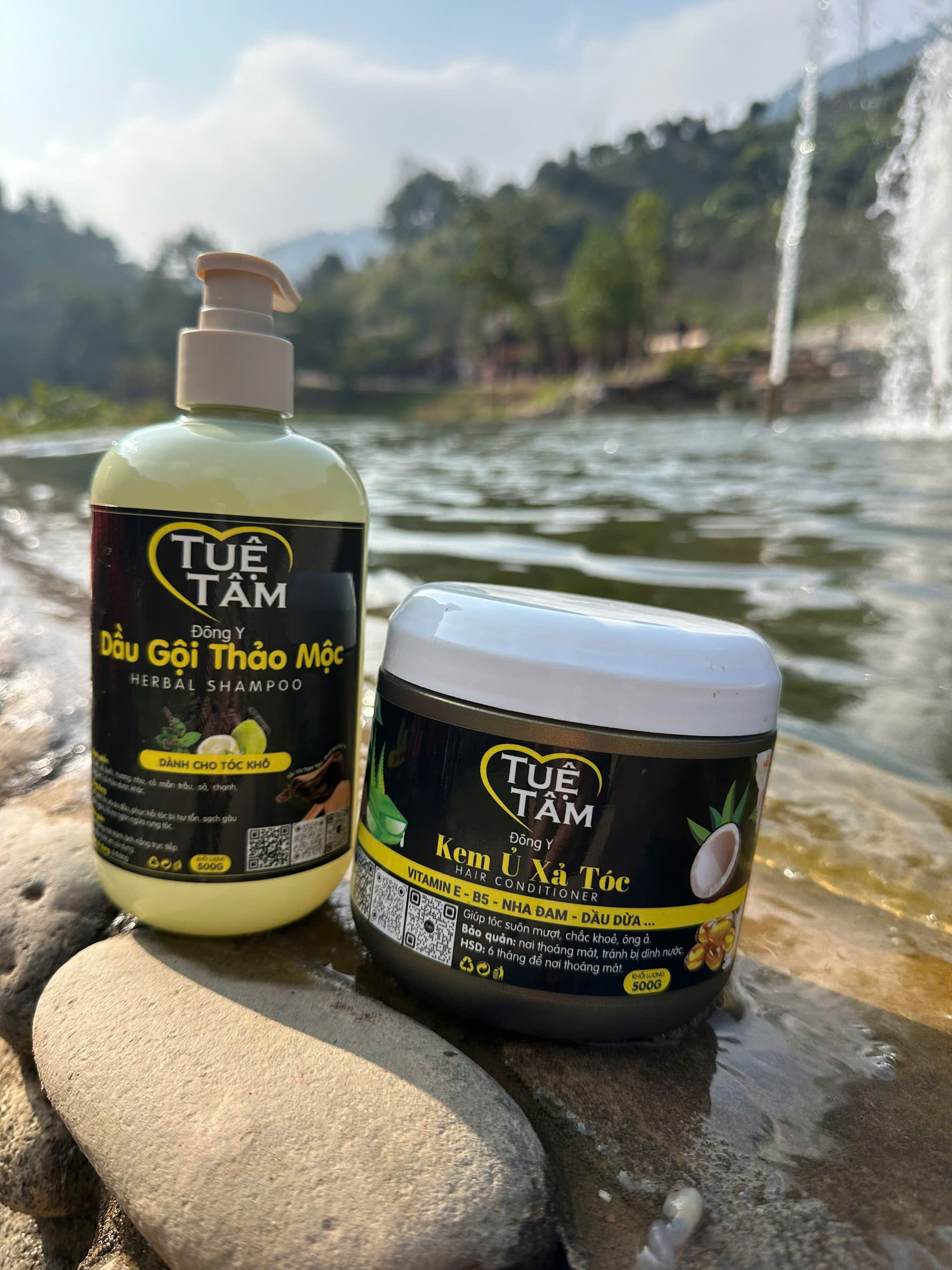 Dầu gội thảo mộc và Kem ủ xả tóc (tóc khô) - Hình ảnh 3